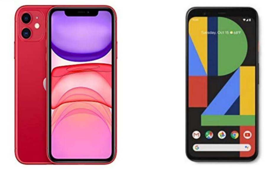 Google Pixel 4 vs. iPhone 11