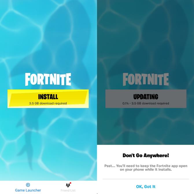 Install Fortnite