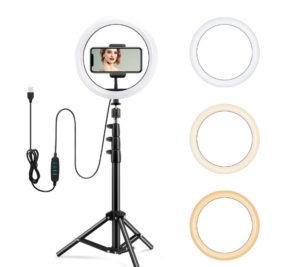 Ring Light with Phone Holder