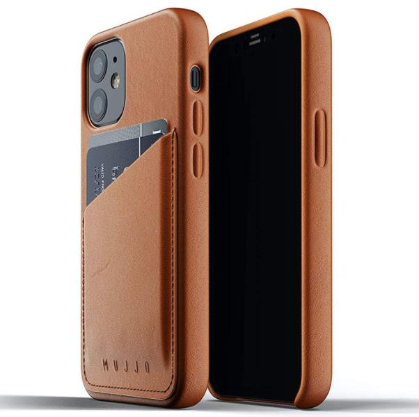 Mujjo Full Leather Wallet Case for iPhone 12 Mini