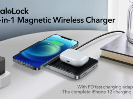 HaloLock™ 2 in 1 Magnetic Wireless Charger for_yyth