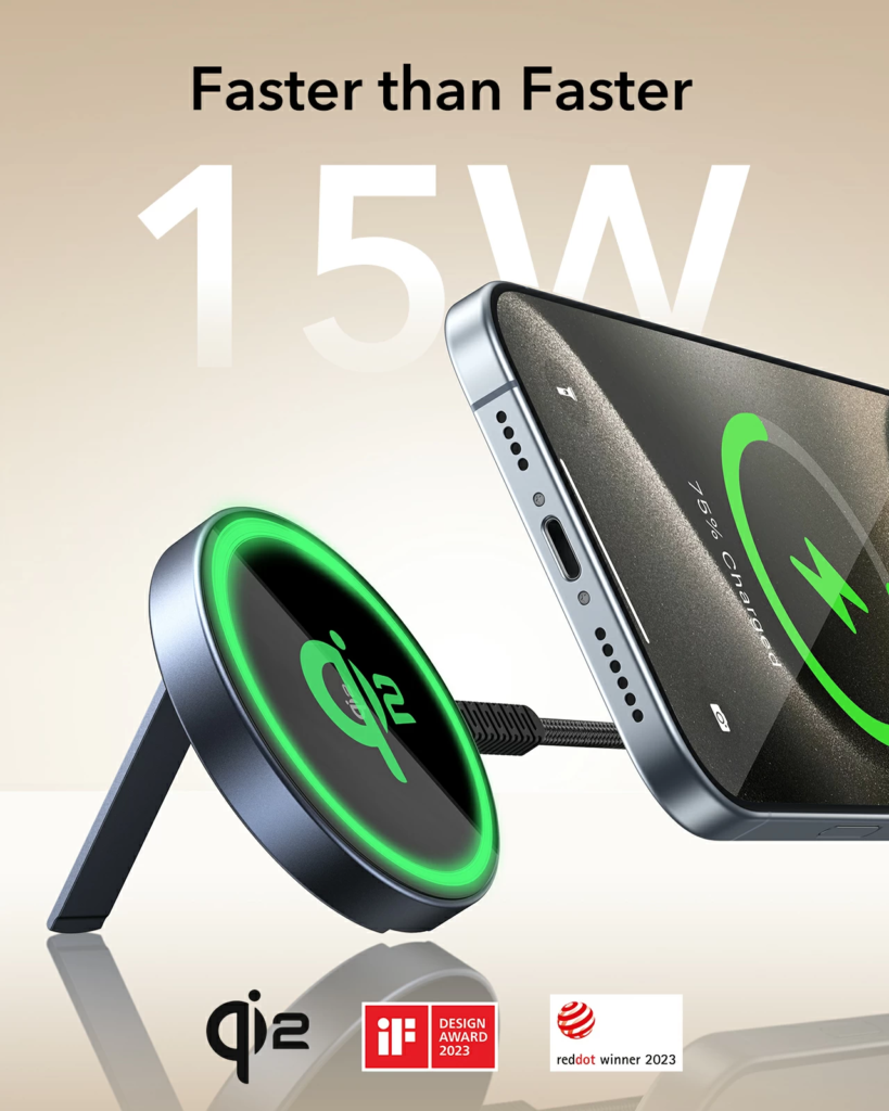 Qi2 3-in-1 fast Wireless Charging Station